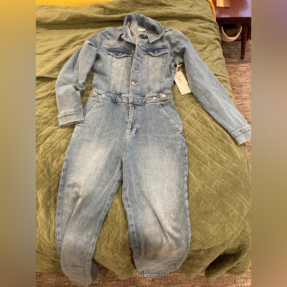 Good American Denim Jumpsuit